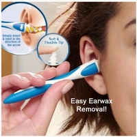 Smart Swab Silicone Easy Earwax Removal with 16 Replacement Disposable Soft Tips/Ear Wax..